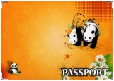 Обложка на паспорт с уголками, mps # 215