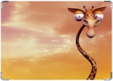 Обложка на автодокументы с уголками, Жираф