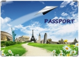 Обложка на паспорт с уголками, Заграночка