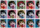 Обложка на паспорт с уголками, zombie pop art