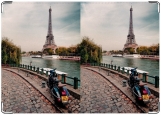 Обложка на паспорт с уголками, Paris