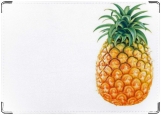 Обложка на паспорт с уголками, ананас
