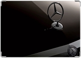 Обложка на автодокументы с уголками, Mercedes черный