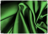Обложка на автодокументы с уголками, шелк зеленый