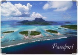Обложка на паспорт с уголками, Острова