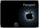 Обложка на паспорт с уголками, apple
