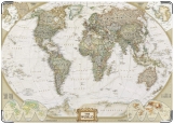 Обложка на паспорт с уголками, Карта мира