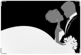 Обложка для свидетельства о рождении, черно-белое