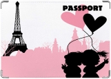 Обложка на паспорт с уголками, ФРАНЦИЯ