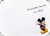 Обложка на паспорт с уголками, Mickey Mouse