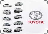Обложка на автодокументы с уголками, Toyota