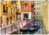 Обложка на паспорт с уголками, Венеция ретро