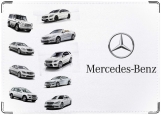 Обложка на автодокументы с уголками, Mercedes