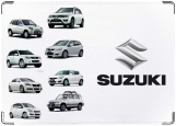 Обложка на автодокументы с уголками, Suzuki
