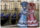 Обложка на паспорт с уголками, Карнавал в Венеции