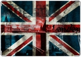 Обложка на автодокументы с уголками, Британский флаг