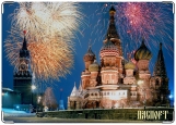 Обложка на паспорт с уголками, Огни Москвы
