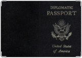Обложка на паспорт с уголками, Дипломатический паспорт USA