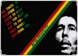 Обложка на паспорт с уголками, Bob Marley