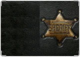 Обложка на автодокументы с уголками, Шериф