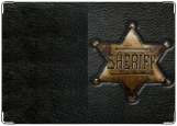 Обложка на паспорт с уголками, Шериф