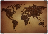 Обложка на паспорт с уголками, Coffee