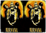 Обложка на паспорт с уголками, Nirvana