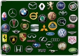 Обложка на автодокументы с уголками, Логотипы машин.