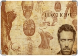 Обложка на паспорт с уголками, Доктор Хаус