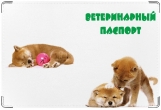 Обложка на ветеринарный паспорт, Милашки