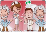 Обложка на медицинскую книжку, Медицинские работники.