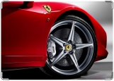 Обложка на автодокументы с уголками, Ferrari