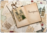 Обложка на паспорт с уголками, Письма