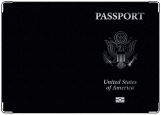 Обложка на паспорт с уголками, американский паспорт