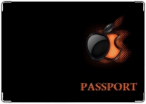 Обложка на паспорт с уголками, apple