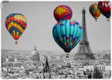Обложка на паспорт с уголками, Воздушные шары, Париж!