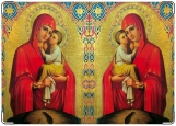 Обложка на автодокументы с уголками, Икона божьей матери