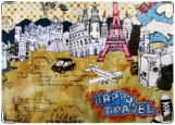 Обложка на паспорт с уголками, Путешествие в Париж