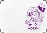Обложка на автодокументы с уголками, Hallo Moto!!