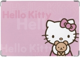 Обложка на паспорт с уголками, Hello Kitty