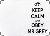 Обложка на паспорт с уголками, Mr.Grey (50 Shades of Grey)