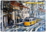 Обложка на автодокументы с уголками, Трамвай желаний