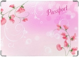 Обложка на паспорт с уголками, весна