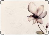 Обложка на паспорт с уголками, tender flower