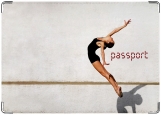 Обложка на паспорт с уголками, dancer