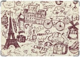 Обложка на паспорт с уголками, Париж, Париж!