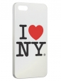 Чехол для iPhone 5/5S, I love NY