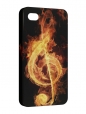 Чехол iPhone 4/4S, Fire