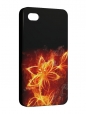 Чехол iPhone 4/4S, Огненный цветок