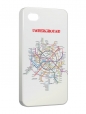 Чехол iPhone 4/4S, карта метро